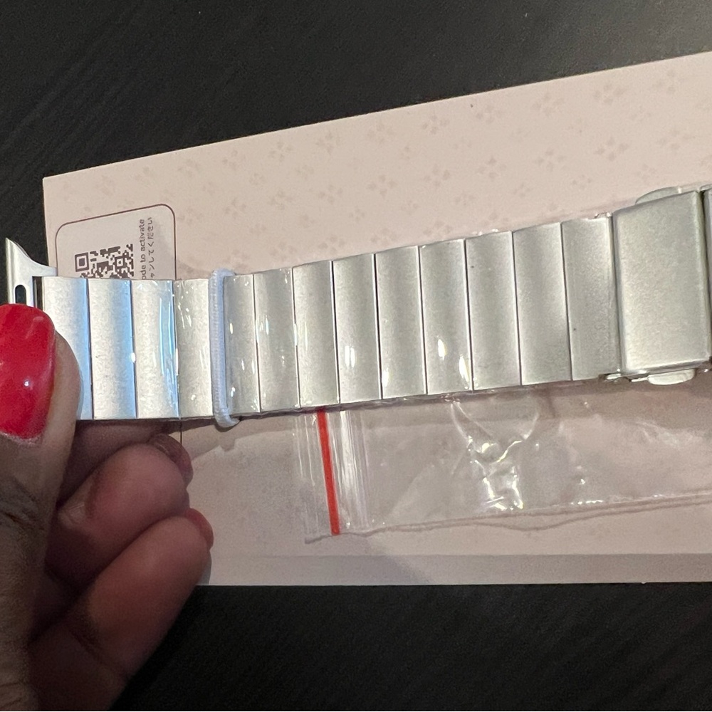 Wearlizer Two Tone Metal Band Compatible W Apple Series 11-1/SE/Ultra Starlight - Picture 10 of 12